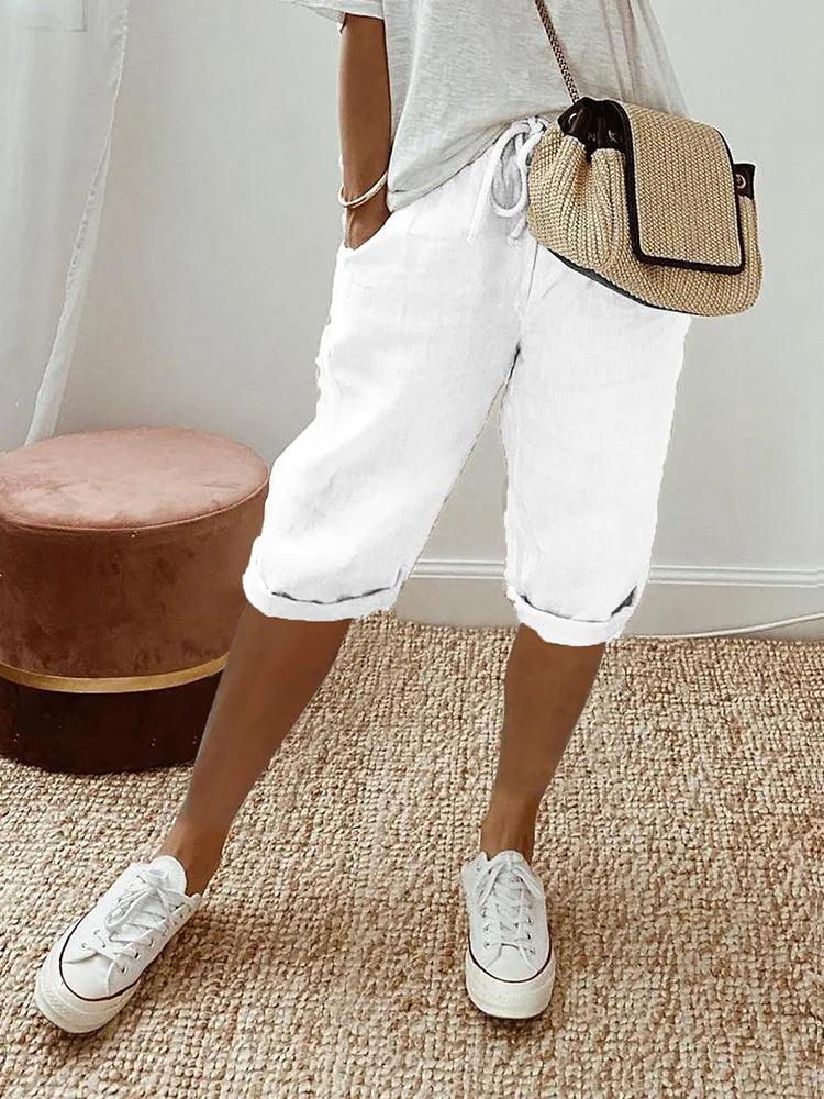 Margit Casual Capri-bukser