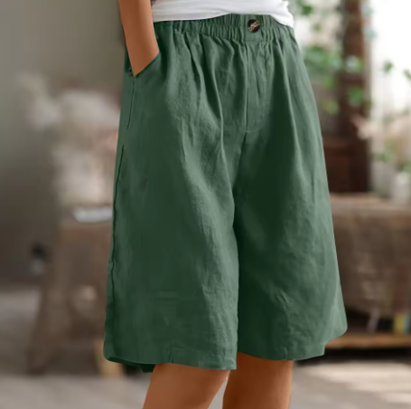 Sofie | Dame Bermuda-Shorts Elastisk Linning
